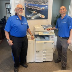 Advanced Office - Tony & Pan and my Ricoh C3500 copier!