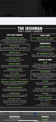 Menu photo 8 The Irishman Pub Dallas, TX Menu photo 8 The Irishman Pub Dallas, TX