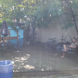 Shady nook by patio Shady nook by patio