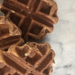 i see waffles - Chocolate Liege waffles