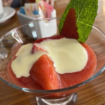 Sesamo - Dessert strawberries and Zambayone (not menu) - Italian Near Me - New York, New York Sesamo - Dessert strawberries and Zambayone (not menu) - Italian Near Me - New York, New York