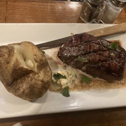 Blue Heron Restaurant & Yosemite Grill - Flat Iron Steak w/ Baked Potato
