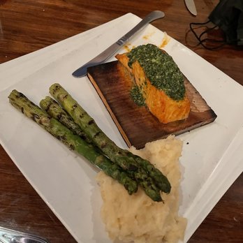 Bistro 7 - Cedar Plank Salmon - New American Near Me - Reno, Nevada