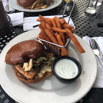 Sterling Pig Brewery - Salmon "Sammy" and sweet potato fries - Breweries Near Me - Media, Pennsylvania Sterling Pig Brewery - Salmon "Sammy" and sweet potato fries - Breweries Near Me - Media, Pennsylvania