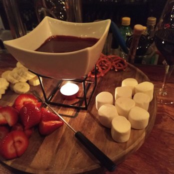 Wineology Restaurant & Bar - Chocolate fondue for two - Tapas/Small Plates Near Me - Windsor, Ontario Wineology Restaurant & Bar - Chocolate fondue for two - Tapas/Small Plates Near Me - Windsor, Ontario