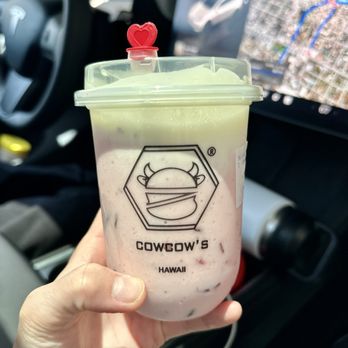 Cowcow’s Tea - Strawberry Rice Yogurt - Bubble Tea Near Me - Honolulu, Hawaii
