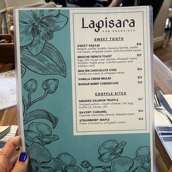 Lapisara Eatery - Special menu - Breakfast & Brunch Near Me - San Francisco, California