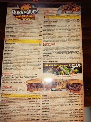 Menu photo 4 BubbaQue's - Crystal River Crystal River, FL Menu photo 4 BubbaQue's - Crystal River Crystal River, FL