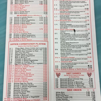 China Gourmet - a menu for a chinese restaurant - Chinese Near Me - Bradenton, Florida
