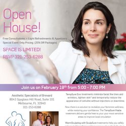 Aesthetic Specialists of Brevard - Come check us out at our February Open House!!