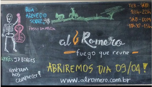 Menu photo 2 Al Romero Porto Alegre, RS