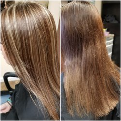Cloud 9 Hair Salon - Dimension and contrast with a set of foil highlights! #redken