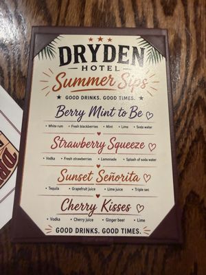 Menu photo 1 Dryden Hotel Dryden, NY