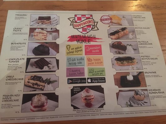 Menu photo 1 Happy Moon's Cafe Istanbul, 34