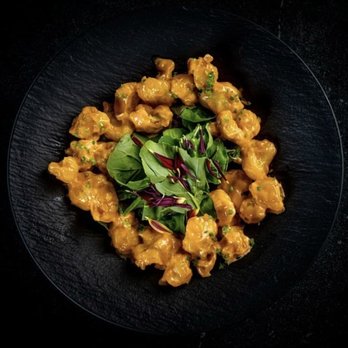 Harry's - ROCA SHRIMP  Tempura, meyer lemon, Sriracha mayonnaise and arugula and chive dew - Steakhouses Near Me - Cancún, ROO