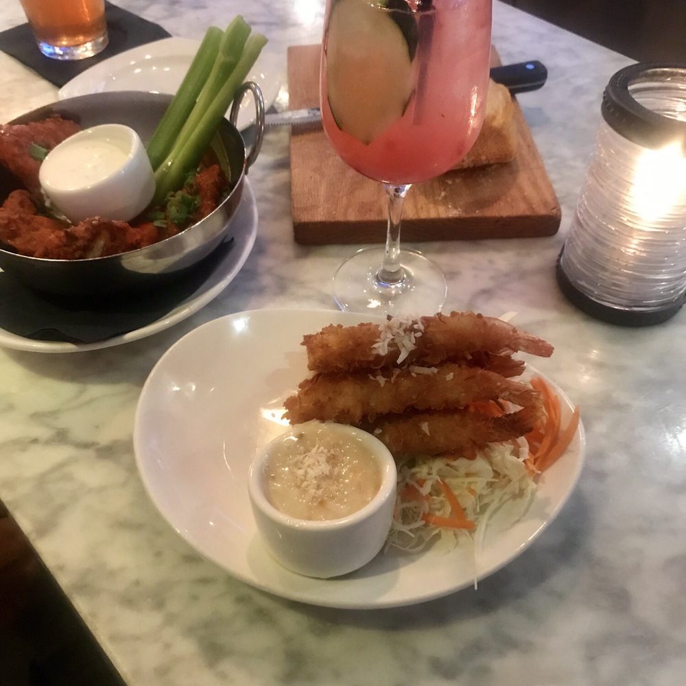 MB Grille - Coconut shrimp & boneless hot wings were full of flavor! Yummy! - New American Near Me - Simi Valley, California MB Grille - Coconut shrimp & boneless hot wings were full of flavor! Yummy! - New American Near Me - Simi Valley, California