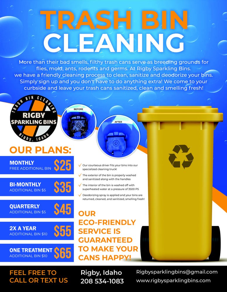 RIGBY SPARKLING BINS Request a Quote Rigby, Idaho Pressure