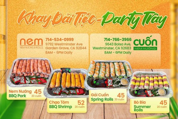 CUON NEM NUONG - Updated May 2025 - 96 Photos & 47 Reviews - 9643 Bolsa ...