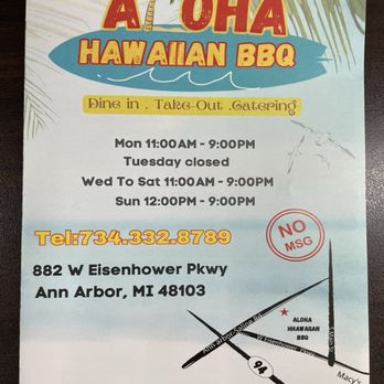 Aloha Hawaiian BBQ - Hawaiian Near Me - Ann Arbor, Michigan