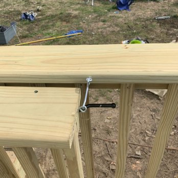 Backyard Fences & Decks - The wood wasn't sanded or anything leaving splinters everywhere. - Fences & Gates Near Me - Evansville, Indiana Backyard Fences & Decks - The wood wasn't sanded or anything leaving splinters everywhere. - Fences & Gates Near Me - Evansville, Indiana