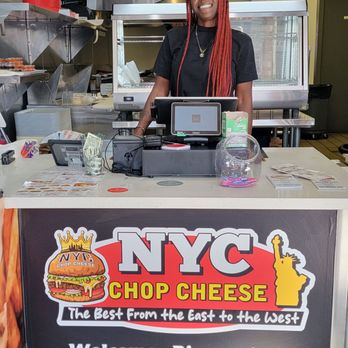 Nyc Chop Cheese - Shawntail taking the time to pose for a photo after we placed our order. - Cheese Shops Near Me - Long Beach, California
