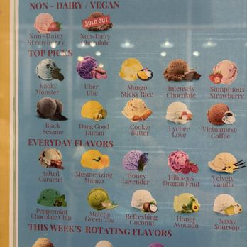 Dang Good Ice Cream - Flavors Menu - Desserts Near Me - Rowland Heights, California