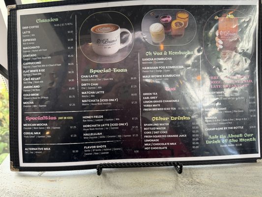 Menu photo 2 O'Brien's Boulangerie Poway, CA