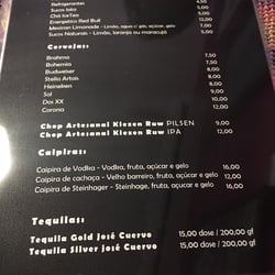 Mexicali - Menu