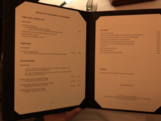Menu photo 1 Prime Steak Restaurant Sydney, NSW Menu photo 1 Prime Steak Restaurant Sydney, NSW
