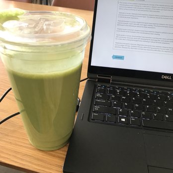 Aware Coffee - Favorite place to study , awesome aesthetic and amazing drinks !! Matcha Latte - Coffee & Tea Near Me - Las Vegas, Nevada