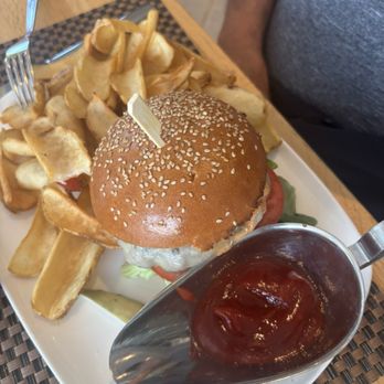 The Union - Cheeseburger & fries. - Sushi Bars Near Me - East Meadow, New York