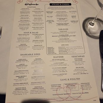 El Gaucho - Tacoma - Our personalized menus for our anniversary - Steakhouses Near Me - Tacoma, Washington El Gaucho - Tacoma - Our personalized menus for our anniversary - Steakhouses Near Me - Tacoma, Washington