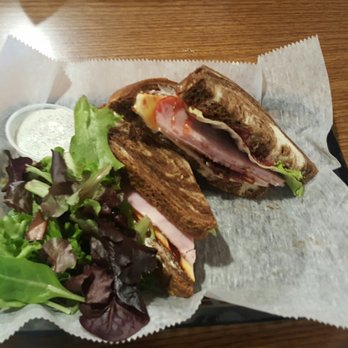 Magpie Coffeehouse - The Hatchery with a mixed greens salad. - Coffee & Tea Near Me - Decorah, Iowa Magpie Coffeehouse - The Hatchery with a mixed greens salad. - Coffee & Tea Near Me - Decorah, Iowa