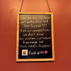 Come Back Shack - Antibiotic free chicken