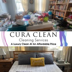 Curacleanco Cleaning Services - A serene master bedroom, transformed with deep cleaning and decluttering.