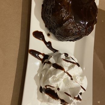 Serenity Bistro - Chocolate lava cake - New American Near Me - West Yellowstone, Montana