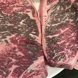 Gilbert Butchery - $200 worth of oxidized wagyu ribeye. Yum...