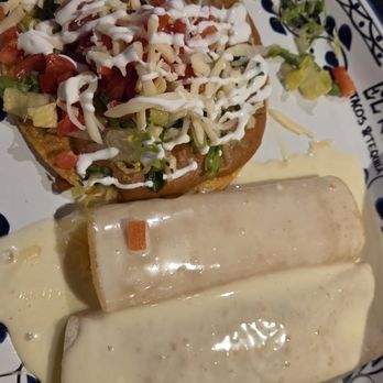 El Rey Mexican Restaurant - Veggie #5: spinach burrito, cheese enchilada, and bean tostada - Mexican Near Me - Johnstown, Ohio El Rey Mexican Restaurant - Veggie #5: spinach burrito, cheese enchilada, and bean tostada - Mexican Near Me - Johnstown, Ohio