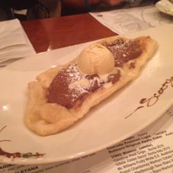 Scoozi - You must try the Nutella pizza