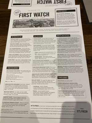 Menu photo 7 First Watch Boynton Beach, FL