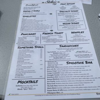 Stella's Cafe - Menu - Breakfast & Brunch Near Me - Wildwood, New Jersey Stella's Cafe - Menu - Breakfast & Brunch Near Me - Wildwood, New Jersey