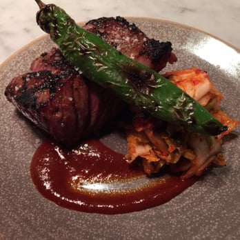 Joule - "That" short rib kalbi steak with grilled kimchi. - Korean Near Me - Seattle, Washington