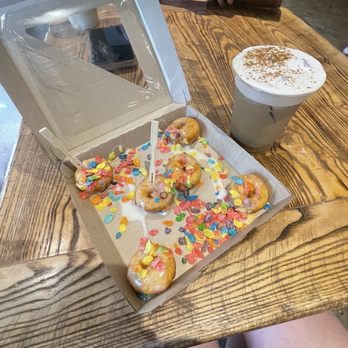 Itty Bitty Donuts & Specialty Coffee - Seasonal blueberry pie cold brew and fruity pebble mini donuts! - Donuts Near Me - Nolensville, Tennessee Itty Bitty Donuts & Specialty Coffee - Seasonal blueberry pie cold brew and fruity pebble mini donuts! - Donuts Near Me - Nolensville, Tennessee