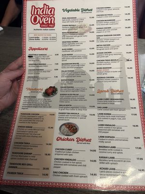Menu photo 2 India Oven Mesa, AZ