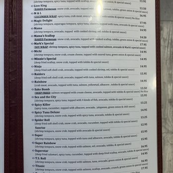 Mama's Sushi & Teriyaki - menu - Sushi Bars Near Me - Galt, California Mama's Sushi & Teriyaki - menu - Sushi Bars Near Me - Galt, California