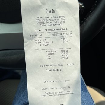 Jersey Mike's Subs - extra charge for typical amount of J. Mike's meat - Sandwiches Near Me - Irving, Texas Jersey Mike's Subs - extra charge for typical amount of J. Mike's meat - Sandwiches Near Me - Irving, Texas
