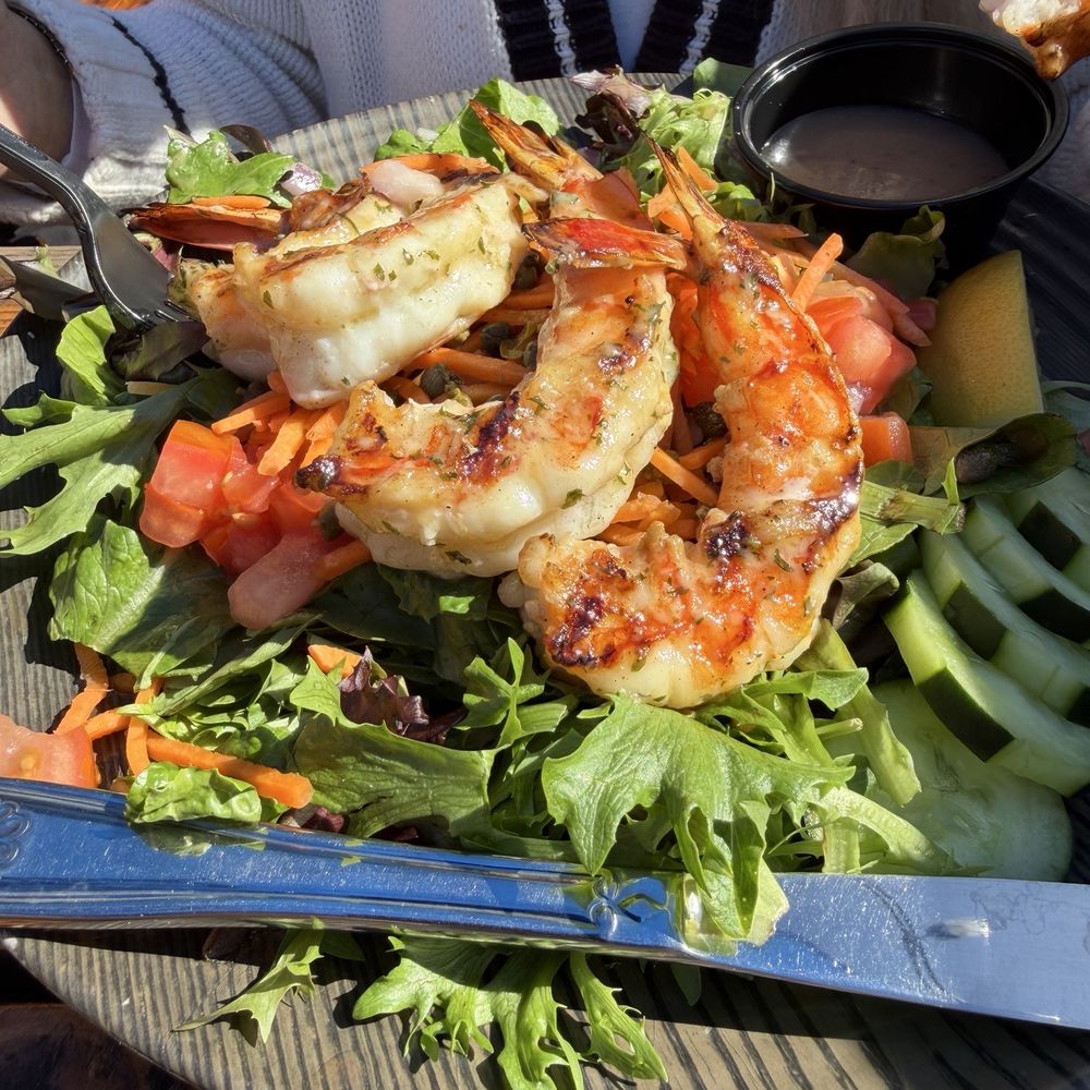 Blue Water - Grilled Shrimp Salad - Seafood Near Me - San Diego, California Blue Water - Grilled Shrimp Salad - Seafood Near Me - San Diego, California