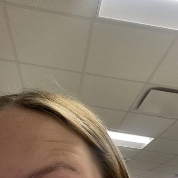 Jades Nails Bar - Eyebrow that she waxed the tail off of - Nail Salons Near Me - Schertz, Texas