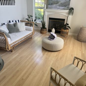Diaz Hardwood Floors - Living room maple floors. - Flooring Near Me - Capitola, California Diaz Hardwood Floors - Living room maple floors. - Flooring Near Me - Capitola, California