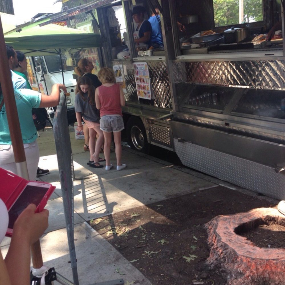 Red Hook Food Vendors - Waiting in line for my pupusas - Food Stands Near Me - Brooklyn, New York